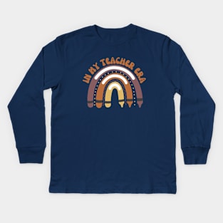 In My Teacher Era Kids Long Sleeve T-Shirt